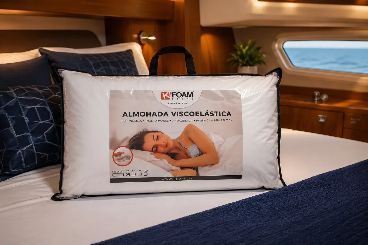 Almohada viscoelástica a medida