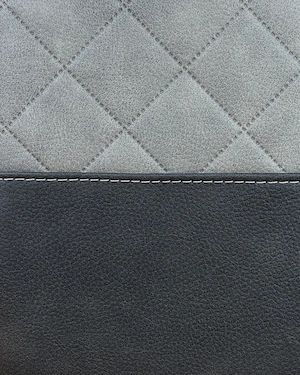 Muestra de Serie Suede Gris Piedra y Negro
